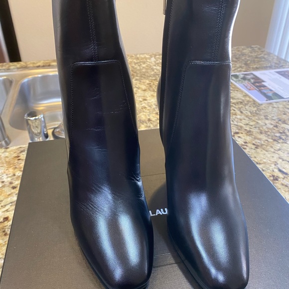Brand New Black - Blu Bootie SAINT LAURENT - Picture 4 of 9